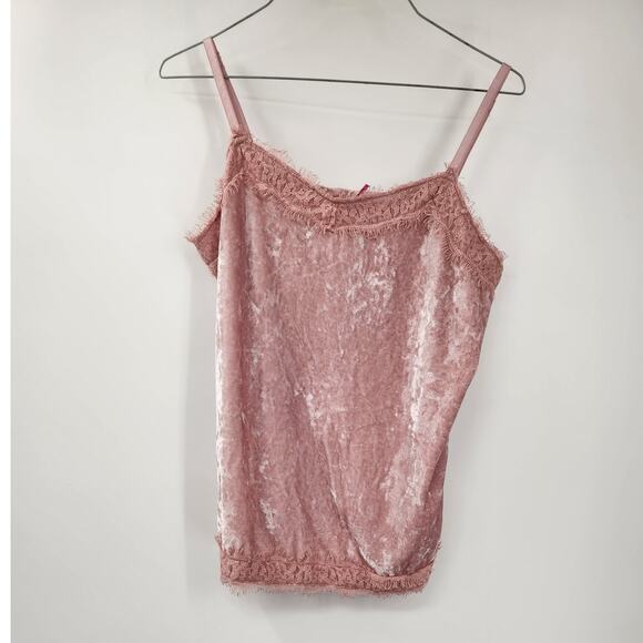 No Boundaries Pink Spaghetti Strap Tank Top Girls Size Large L - Picture 1 of 4